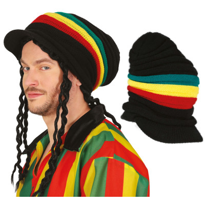 Czapka "Rasta" z daszkiem