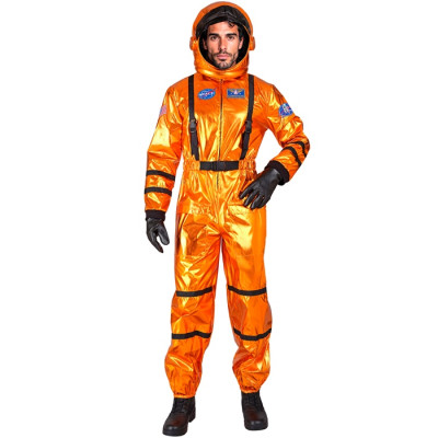 Pomarańczowy kostium astronauty dla mężczyzn