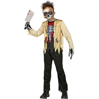 Spooktacular Zombie Skeleton Costume for Kids!