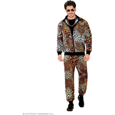 Unleash Your Wild Side: Stylish Leopard Print Tracksuit for Adults