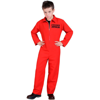 Bold and Fun: Boys' Prisoner Costume for Imaginative Play!