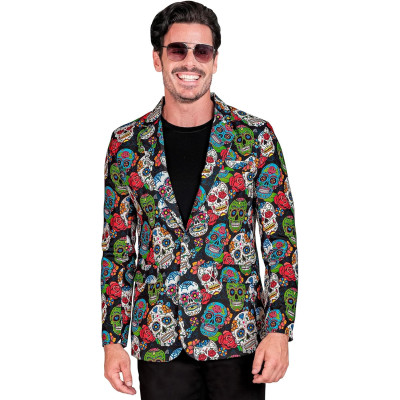 Vibrant Skull Jacket for Men: Stand Out in Style!