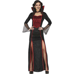 Gothic Vampire Long Elegant Dress for Woman