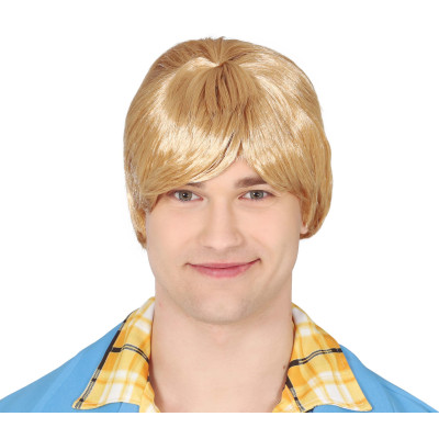 Blonde Men's Wig (Box Container)