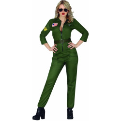 Women's Military Pilot Costume
