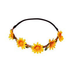 Blossom in Style: Vibrant Yellow Floral Headband