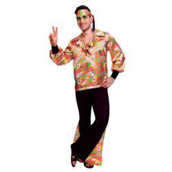 Groovy Hippie Vibes: Ultimate Male Hippie Costume