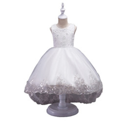 Festive white dress for girls