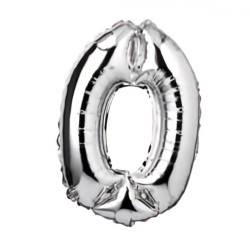 Balon foliowy z cyfrą 0