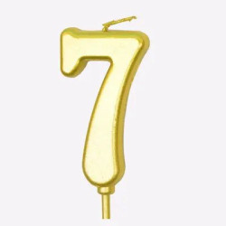 Świeczka numer 7 do tortu