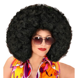 Large Black Afro Wig
