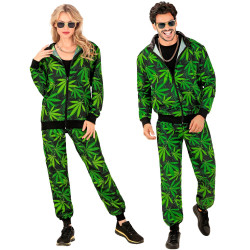 Adult Carnival Sports Costume with Hemp Pattern