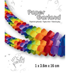 Dekoracja Papierowa "Girlanda", 3,6 m