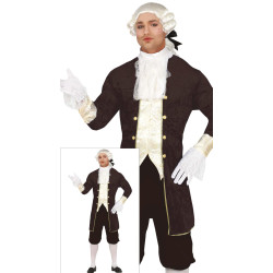 Kostium dorosłego markiza w kolorze czerwonym