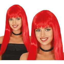 Red Color Wig