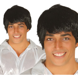 Black Men's Wig