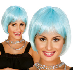 Short Turquoise Wig