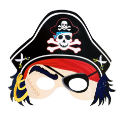 Papierowa maska pirata