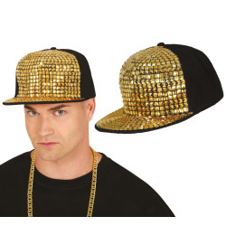 Reperio Cap with Gold-Colored Spikes