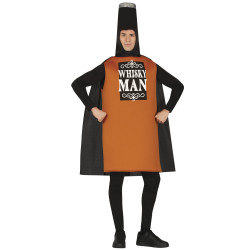Dorosły kostium butelki "Whiskeyman"