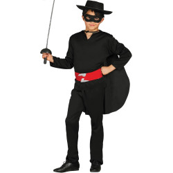 Masked avenger costume for a boy